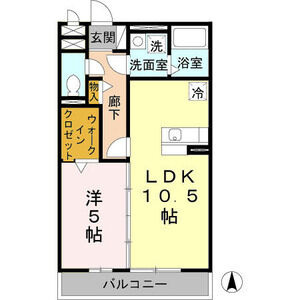 メゾングリスィーヌの間取り