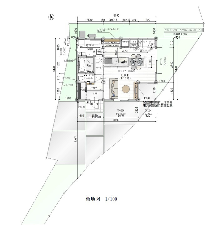 南国市大そね甲 -1号地　新築戸建ての土地図