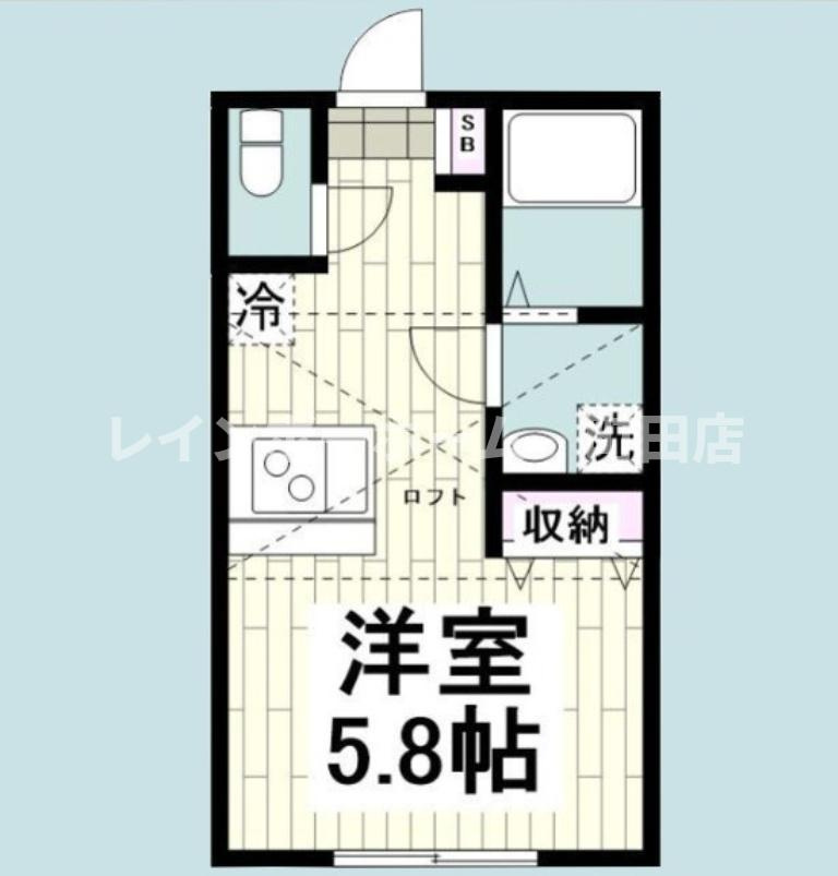グラッサ花の木※初期費用分割後払いサービス利用可能物件の間取り