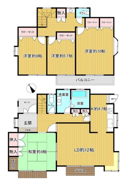 佐倉市西志津３丁目の間取り