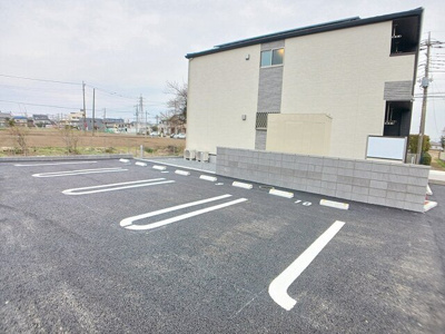 【駐車場】 | グリーン　フラット　Ａ | 駐車場完備です