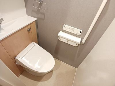 【トイレ】 | グリーン　フラット　Ａ | 落ち着いたトイレです