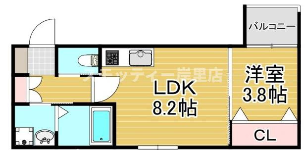 WIN玉出Ⅱの間取り