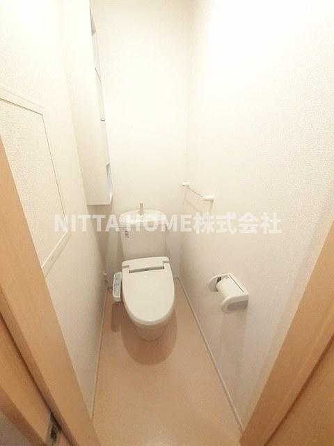 綾部市下八田町中溝のアパートのトイレ|嬉しいウォシュレット付き(^^♪