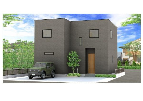 AG-HOUSE　三佐　B棟の完成予想図|※外観パースはイメージです。