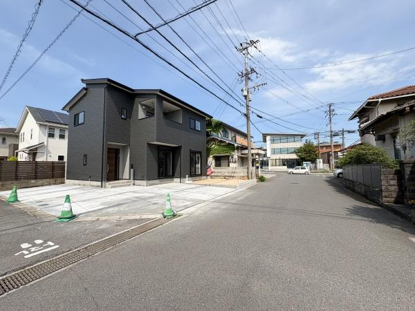 P-TELAS森町2の前面道路含む現地写真|現地土地写真（2026年4月撮影）