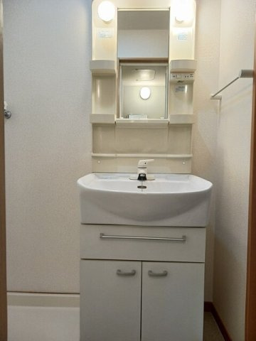 ソレイユＳ１の洗面所|使いやすい洗面所です