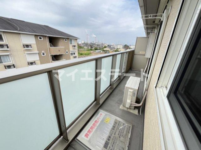 【バルコニー】 | ライジングサン西宮 B棟 | 別部屋写真使用