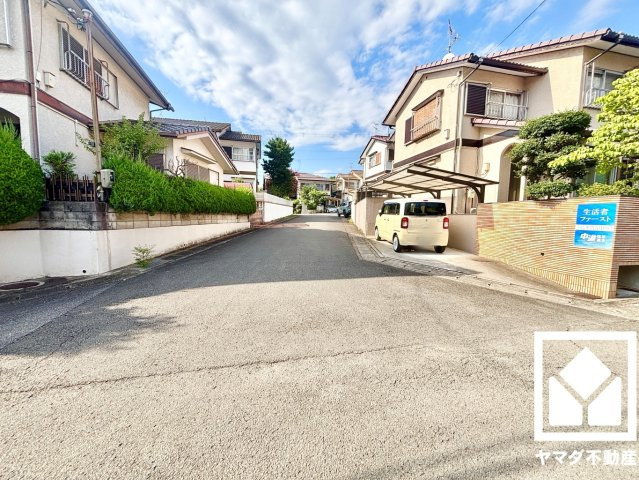伏見区醍醐柿原町　2期　1号地の前面道路含む現地写真|6月22日　現地写真更新