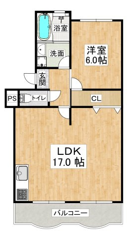 美善ハイツの間取り|※間取りが現況と異なる場合は現況を優先します※