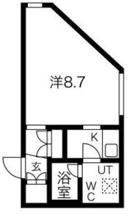 Ludens王子の間取り|間取りです。