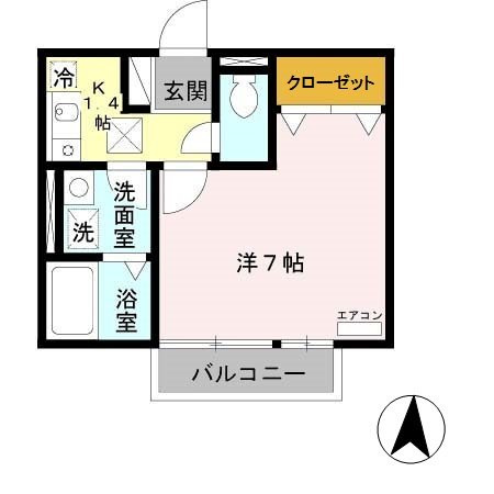 シャルマンコート北野の間取り