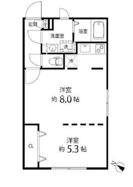 Branche目黒の間取り