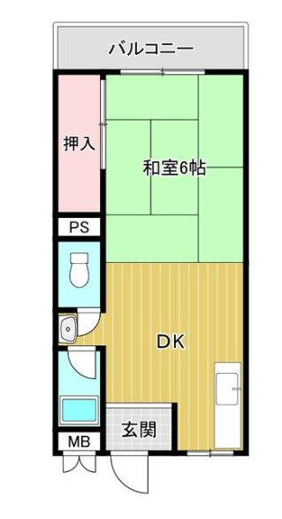 東園田マンション（東園田町5丁目）の間取り
