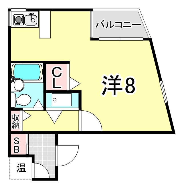 Epta神戸祇園の間取り
