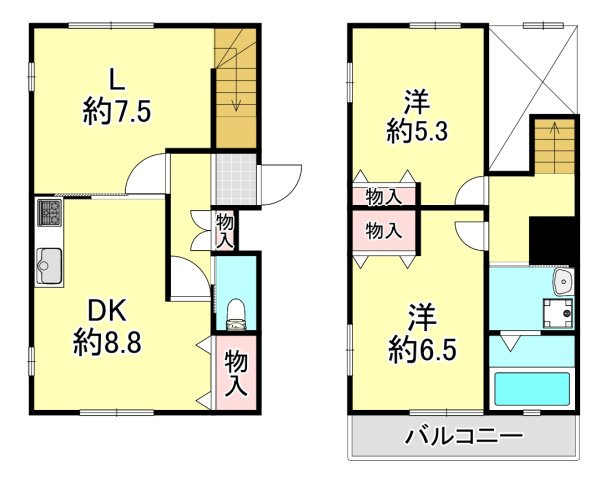 サテライト芦屋船戸町の間取り