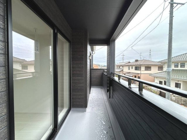 ブルーミングガーデン　丹羽郡扶桑町大字高雄覚王寺前　全3区画分譲のバルコニー|バルコニーは南向きで洗濯物もよく乾きます！