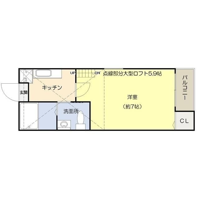 コンパートメントハウス与野本町の間取り