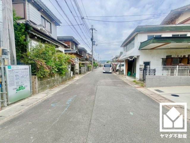 八幡市川口東扇　02期の前面道路含む現地写真|6月19日　現地写真更新
