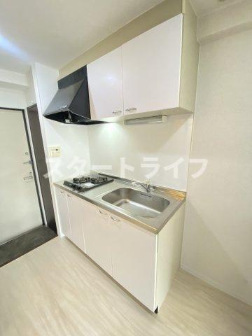 大阪市東淀川区東中島５丁目の賃貸マンションのキッチン