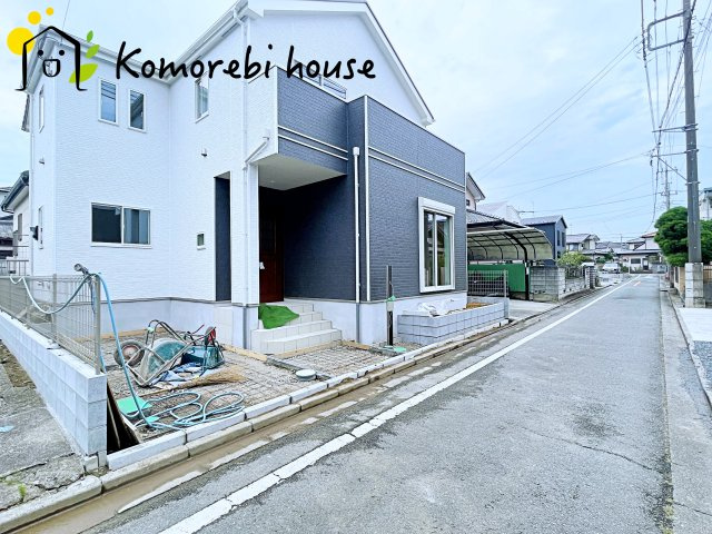 第１鴻巣市富士見町　新築一戸建て　Aの前面道路含む現地写真|前面道路含む現地写真です