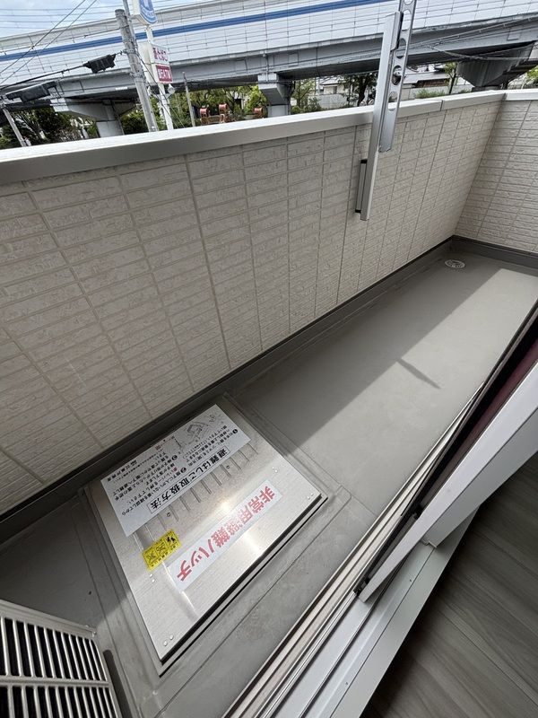 サンパティーク東町のバルコニー