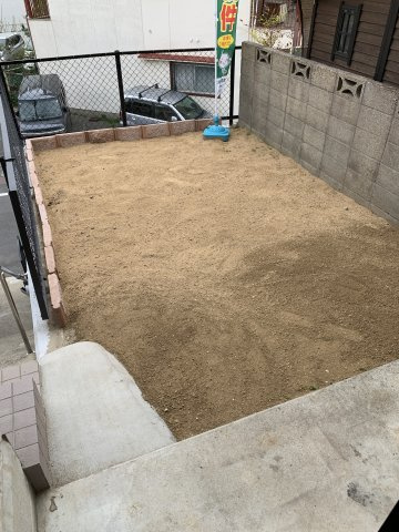 神戸市垂水区乙木２丁目　中古戸建の庭