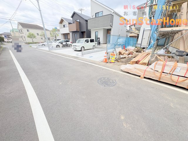 【サンスターホーム】瑞穂町二本木　長期優良戸建1邸の前面道路含む現地写真