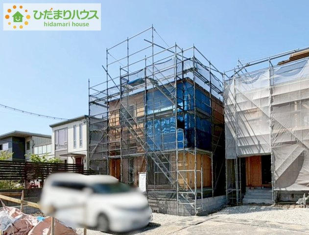 いわき市小名浜住吉第5　新築戸建　1号棟の外観|是非一度、ご家族そろってご内覧ください♪