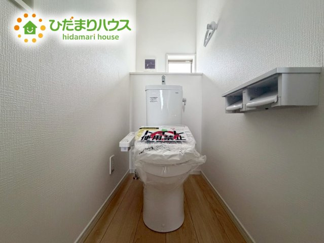 いわき市小名浜住吉第5　新築戸建　3号棟のトイレ|節水できるトイレで、少ないお水でもしっかりと洗浄してくれます！