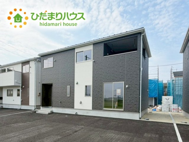 いわき市小名浜住吉第5　新築戸建　3号棟の外観|長年住んでも飽きの来ないモダンでシンプルな外観が特徴です