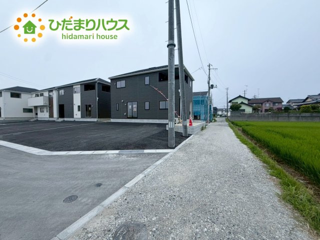 いわき市小名浜住吉第5　新築戸建　3号棟の前面道路含む現地写真|是非一度、ご家族そろってご内覧ください♪