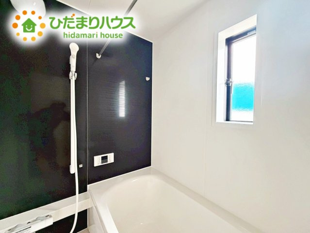 いわき市小名浜住吉第5　新築戸建　4号棟の浴室|大人が足を伸ばしても十分な広さ！一人でゆっくりくつろぐ時間も大切です！