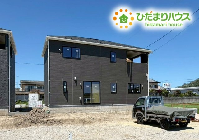 いわき市小名浜住吉第5　新築戸建　4号棟の外観|是非一度、ご家族そろってご内覧ください♪