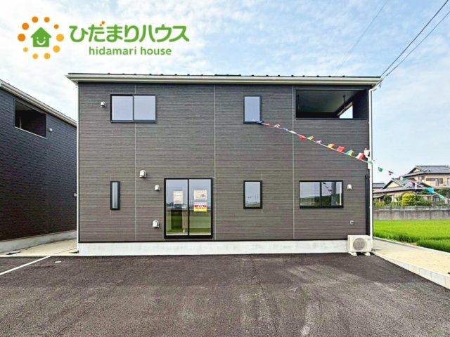 いわき市小名浜住吉第5　新築戸建　4号棟の外観|資料請求やご案内も即日対応いたします♪同じ施工例の物件見学も可能です！