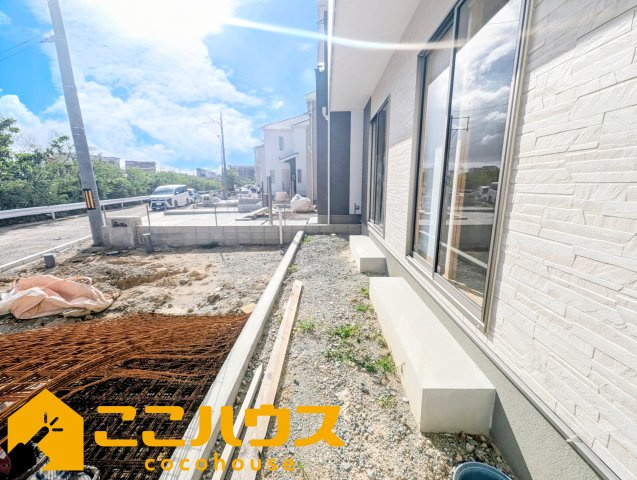 名護市宇茂佐1556番　新築戸建て　全7棟　F号棟の庭|庭