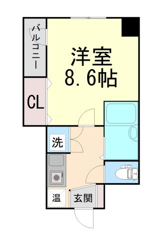 カーサ神戸下山手の間取り
