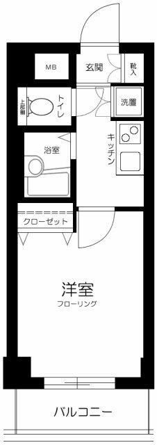 アヴィニティー東中野の間取り