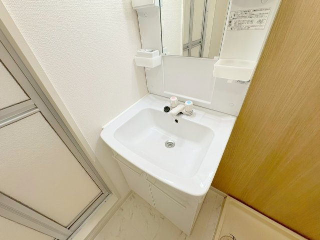 アウフヘーベン東宝塚の洗面所|脱衣スペースもあります