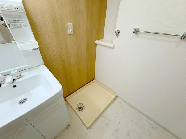 アウフヘーベン東宝塚の洗面所|コンパクトで使いやすい洗面所
