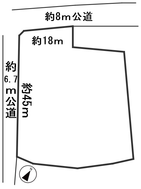６６８２３　不破郡関ケ原土地の区画図