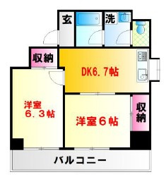 目黒サンライズマンションの間取り|間取り