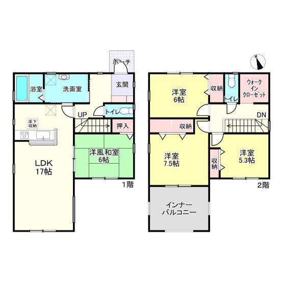 【間取り】 | 姫路市町坪/全3棟