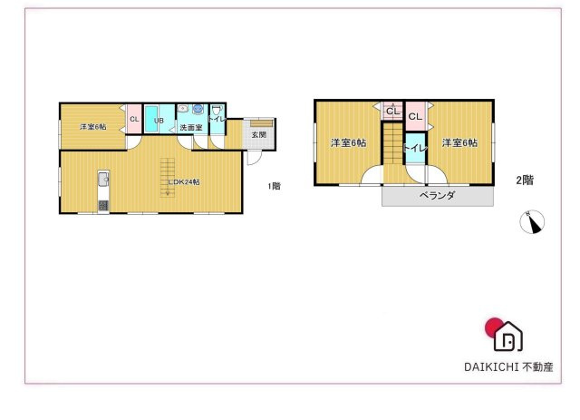 【間取り】 | 熊谷市江波　中古戸建