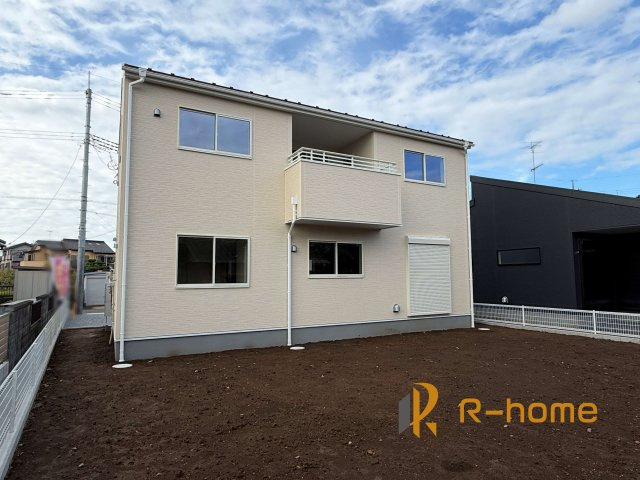 古河市中田第4　新築戸建て　1号棟の外観|建物完成いたしました！ご予約で『平日』や『夕方』などでもご見学可能です！