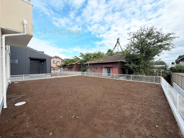 古河市中田第4　新築戸建て　1号棟の庭|広々とした日当たりの良いお庭！お子様の遊び場などお家時間を満喫♪