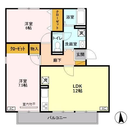 ハイカムール・アイの間取り