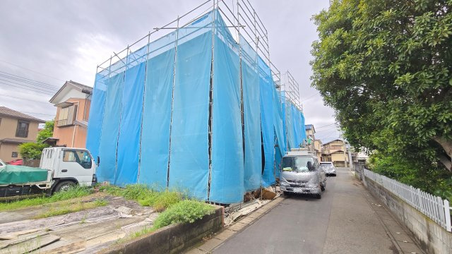 【前面道路含む現地写真】 | 綾瀬市落合南5期 新築戸建 全2棟