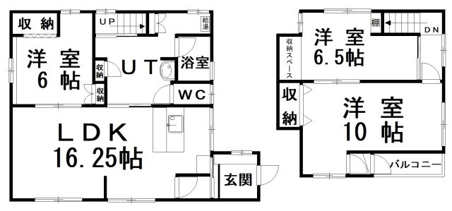 【間取り】 | ◆収益物件◆新富町5-4 | 借家の間取です★