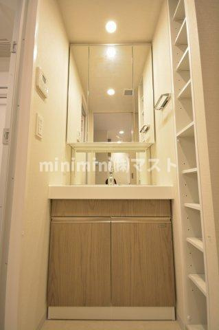 大阪市西区京町堀１丁目の賃貸マンションの洗面所